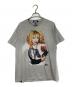 Hysteric Glamour（ヒステリックグラマー）の古着「COURTNEY LOVE / DIRTY BLONDE グラフィック Tシャツ」｜グレー