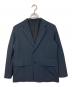 MARGARET HOWELL（マーガレットハウエル）の古着「DRY WOOL COTTON GABARDINE ジャケット　ドライウールコットンギャバジン　日本製」｜ネイビー
