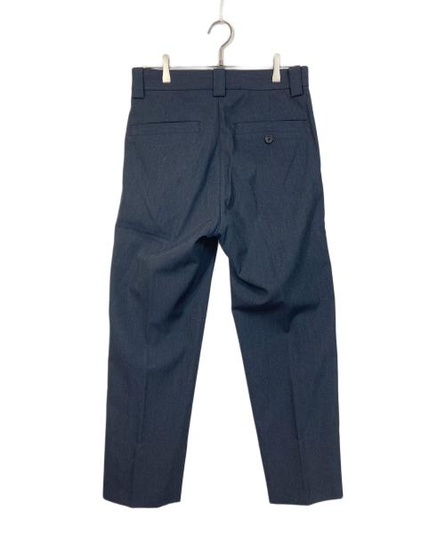 MARGARET HOWELL（マーガレットハウエル）MARGARET HOWELL (マーガレットハウエル) DRY WOOL COTTON GABARDINE トラウザーズ　ドライウールコットンギャバジン　日本製 ネイビー サイズ:Sの古着・服飾アイテム