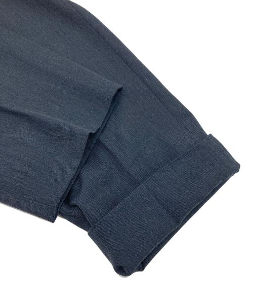 MARGARET HOWELL（マーガレットハウエル）MARGARET HOWELL (マーガレットハウエル) DRY WOOL COTTON GABARDINE トラウザーズ　ドライウールコットンギャバジン　日本製 ネイビー サイズ:Sの古着・服飾アイテム