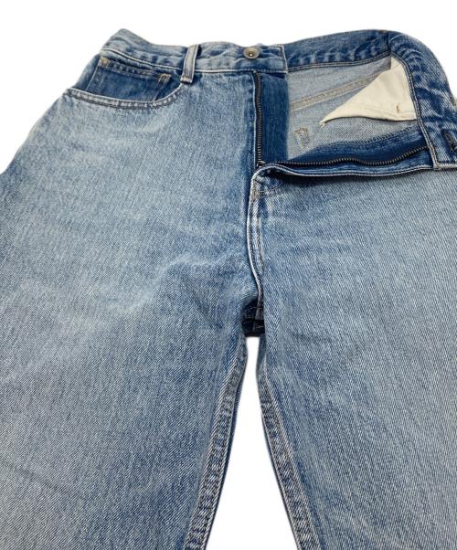 room306（ルームサンマルロクコンテンポラリー）room306 (ルームサンマルロクコンテンポラリー) Straight Wide Denim Pants 5ポケット　コットンパンツ　日本製 ブルー サイズ:XSの古着・服飾アイテム