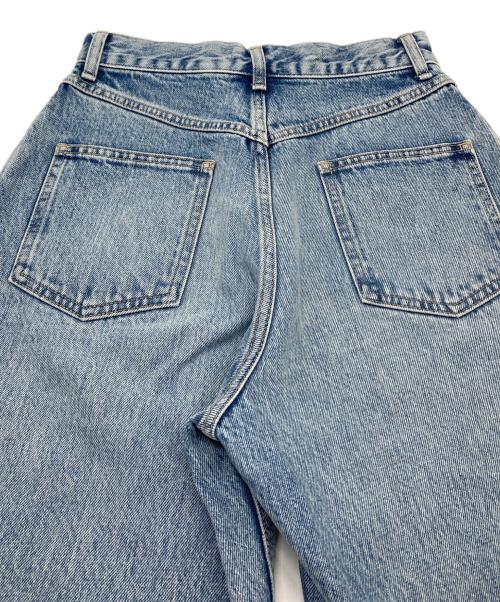 room306（ルームサンマルロクコンテンポラリー）room306 (ルームサンマルロクコンテンポラリー) Straight Wide Denim Pants 5ポケット　コットンパンツ　日本製 ブルー サイズ:XSの古着・服飾アイテム