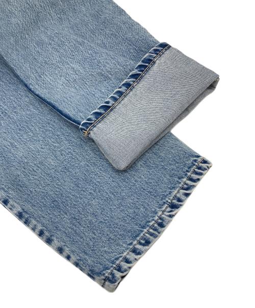 room306（ルームサンマルロクコンテンポラリー）room306 (ルームサンマルロクコンテンポラリー) Straight Wide Denim Pants 5ポケット　コットンパンツ　日本製 ブルー サイズ:XSの古着・服飾アイテム