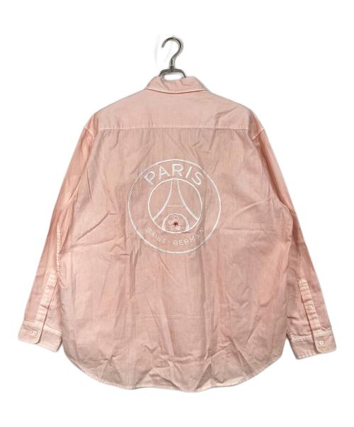 Paris Saint-Germain（パリサンジェルマン）PARIS SAINT-GERMAIN (パリサンジェルマン) PLJ SAKURA ZOME oxford shirts ピンク サイズ:Lの古着・服飾アイテム