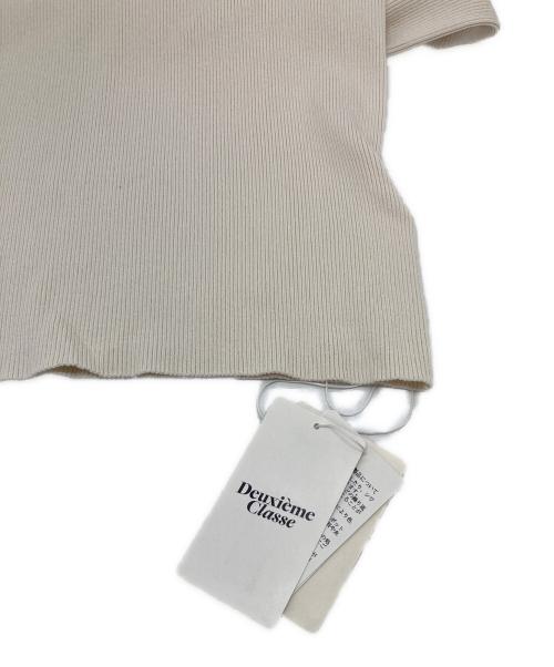 DEUXIEME CLASSE（ドゥーズィエム クラス）DEUXIEME CLASSE (ドゥーズィエム クラス) Diner B RIB Tシャツ ホワイト サイズ:FREE 未使用品の古着・服飾アイテム