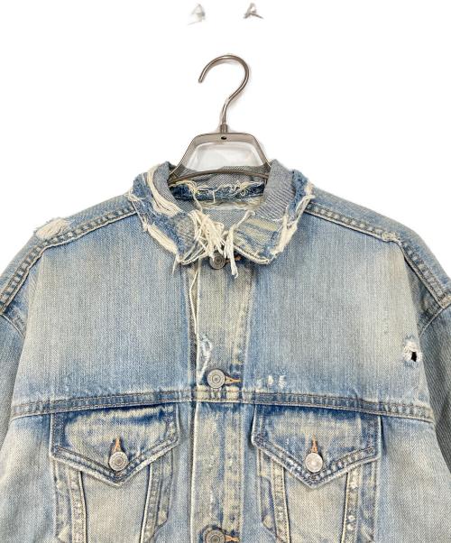 Denim & Supply Ralph Lauren（デニム＆サプライ ラルフローレン）DENIM & SUPPLY RALPH LAUREN (デニム＆サプライ ラルフローレン) デニムジャケット　ダメージデニム　メキシコデニム ブルー サイズ:Sの古着・服飾アイテム