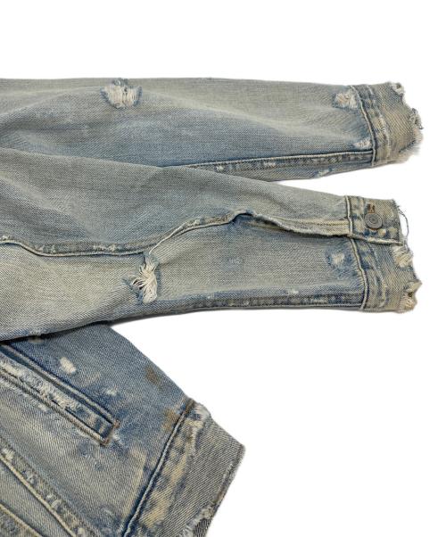 Denim & Supply Ralph Lauren（デニム＆サプライ ラルフローレン）DENIM & SUPPLY RALPH LAUREN (デニム＆サプライ ラルフローレン) デニムジャケット　ダメージデニム　メキシコデニム ブルー サイズ:Sの古着・服飾アイテム