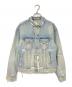 DENIM & SUPPLY RALPH LAUREN（デニム＆サプライ ラルフローレン）の古着「デニムジャケット　ダメージデニム　メキシコデニム」｜ブルー
