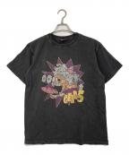 good on×ROFJグッドオン×アールオブジェイ）の古着「ギア5 Tシャツ　コットンTシャツ」｜グレー