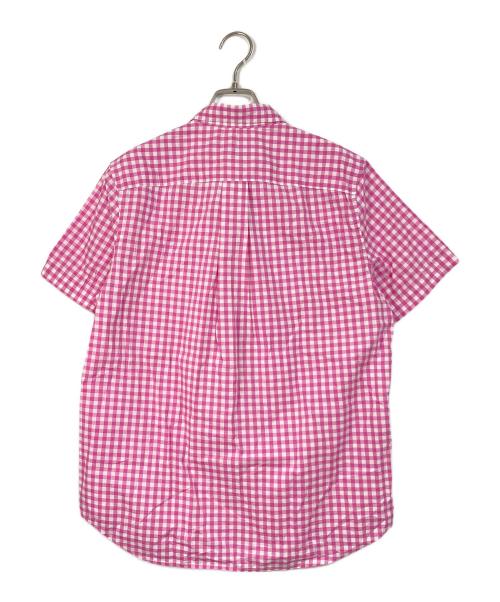 POLO RALPH LAUREN（ポロ・ラルフローレン）POLO RALPH LAUREN (ポロ・ラルフローレン) 半袖チェックシャツ ピンク サイズ:XLの古着・服飾アイテム