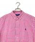 POLO RALPH LAUREN (ポロ・ラルフローレン) 半袖チェックシャツ ピンク サイズ:XL：5000円