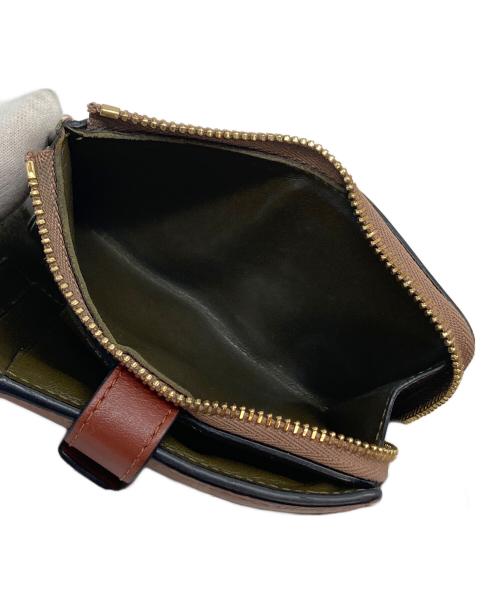 LOEWE（ロエベ）LOEWE (ロエベ) バーティカルウォレット　折りたたみ財布　レザー財布 ベージュ サイズ:実寸参照の古着・服飾アイテム