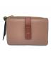 LOEWE（ロエベ）の古着「バーティカルウォレット　折りたたみ財布　レザー財布」｜ベージュ