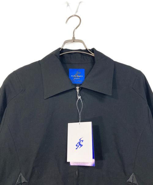 asics novalis（アシックス ノヴァリス）ASICS NOVALIS (アシックス ノヴァリス) MIRBELIOIDS SHIRT JACKET ブラック サイズ:M 未使用品の古着・服飾アイテム