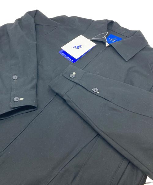 asics novalis（アシックス ノヴァリス）ASICS NOVALIS (アシックス ノヴァリス) MIRBELIOIDS SHIRT JACKET ブラック サイズ:M 未使用品の古着・服飾アイテム