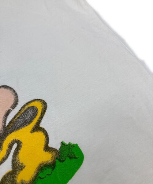 STORY mfg（ストーリーエムエフジー）STORY mfg (ストーリーエムエフジー) 長袖プリントTシャツ ホワイト サイズ:Lの古着・服飾アイテム