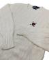 中古・古着 POLO RALPH LAUREN (ポロ・ラルフローレン) 【古着】ゴルフ柄ケーブルニット　コットンニット ホワイト サイズ:M：6000円