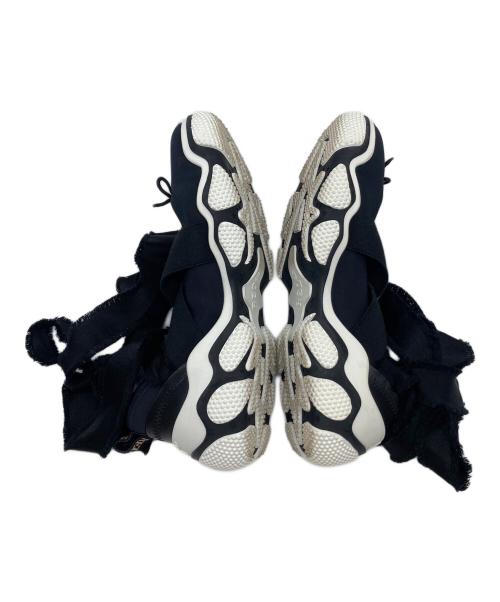 RED VALENTINO（レッドヴァレンティノ）RED VALENTINO (レッドヴァレンティノ) バレエレースアップスニーカー　レースアップ ブラック サイズ:37の古着・服飾アイテム