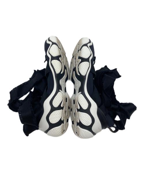 RED VALENTINO（レッドヴァレンティノ）RED VALENTINO (レッドヴァレンティノ) バレエレースアップスニーカー　レースアップ ブラック サイズ:37の古着・服飾アイテム