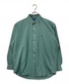 POLO RALPH LAURENポロ・ラルフローレン）の古着「【古着】長袖シャツ　ポニー刺繍　BLAKE」｜グリーン
