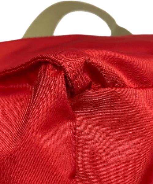 Felisi（フェリージ）Felisi (フェリージ) P4/6 ナイロン × レザー 2WAY ボストン レッド サイズ:実寸参照の古着・服飾アイテム