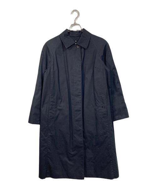 BURBERRY（バーバリー）BURBERRY (バーバリー) 裏ノバ ステンカラーコート　ロングコート　アウター　ライトアウター ネイビー サイズ:11（実寸参照）の古着・服飾アイテム