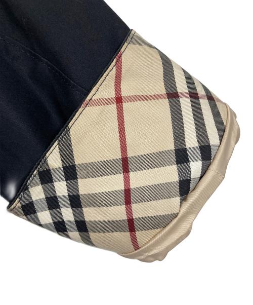 BURBERRY（バーバリー）BURBERRY (バーバリー) 裏ノバ ステンカラーコート　ロングコート　アウター　ライトアウター ネイビー サイズ:11（実寸参照）の古着・服飾アイテム