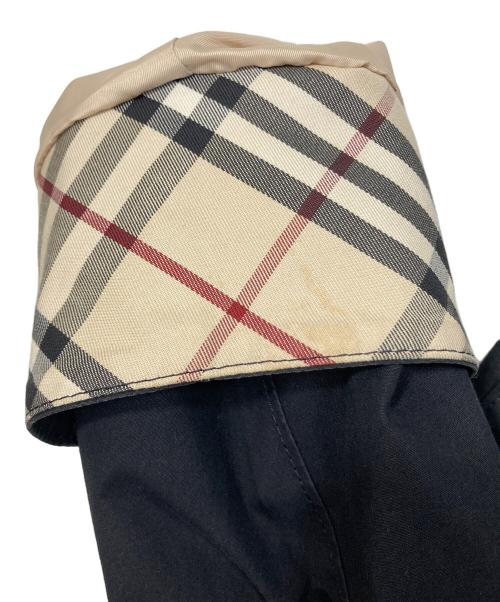 BURBERRY（バーバリー）BURBERRY (バーバリー) 裏ノバ ステンカラーコート　ロングコート　アウター　ライトアウター ネイビー サイズ:11（実寸参照）の古着・服飾アイテム