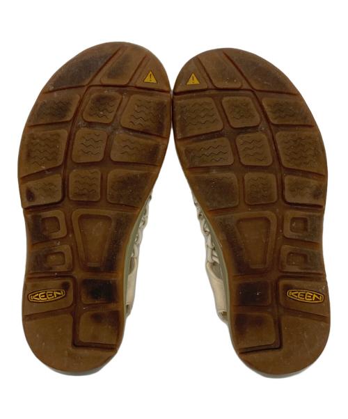 KEEN（キーン）KEEN (キーン) ウィメンズ ユニーク　サンダル　スポーツ　アウトドア アイボリー サイズ:24.5cmの古着・服飾アイテム
