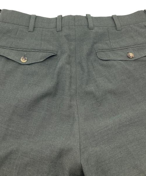 PAPAS（パパス）PAPAS (パパス) ウールセットアップスーツ　パンツスーツ　ジャケット　パンツ　セレモニー　日本製 グリーン サイズ:Sの古着・服飾アイテム