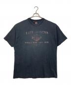 HARLEY-DAVIDSONハーレーダビッドソン）の古着「【古着】LIFE BEGINS WHEN YOU GET ONE Tシャツ　半袖カットソー　Tee  USA製」｜グレー