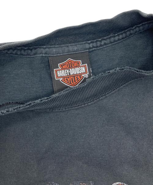 HARLEY-DAVIDSON（ハーレーダビッドソン）HARLEY-DAVIDSON (ハーレーダビッドソン) 【古着】LIFE BEGINS WHEN YOU GET ONE Tシャツ　半袖カットソー　Tee  USA製 グレー サイズ:2XLの古着・服飾アイテム