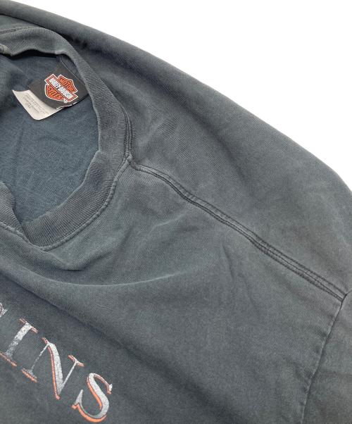 HARLEY-DAVIDSON（ハーレーダビッドソン）HARLEY-DAVIDSON (ハーレーダビッドソン) 【古着】LIFE BEGINS WHEN YOU GET ONE Tシャツ　半袖カットソー　Tee  USA製 グレー サイズ:2XLの古着・服飾アイテム