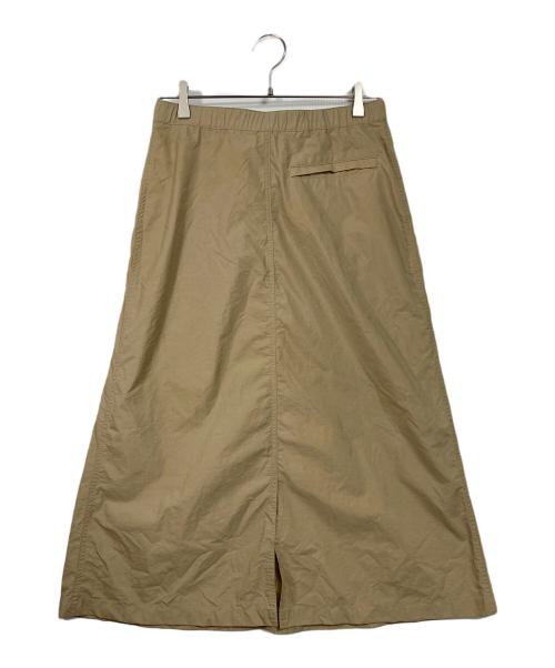 THE NORTH FACE（ザ ノース フェイス）THE NORTH FACE (ザ ノース フェイス) コンパクトスカート　ロングスカート　ナイロンスカート ベージュ サイズ:Mの古着・服飾アイテム