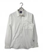 Patagoniaパタゴニア）の古着「Long-Sleeved Skiddore Shirt  ロングスリーブスキッドモアシャツ  長袖シャツ　スポーツ　アウトドア」｜ホワイト