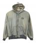 9090（9090）の古着「King Logo Vintage Denim Hoodie キングロゴヴィンテージデニムフーディー  デニムジャケット　アウター」｜ブルー