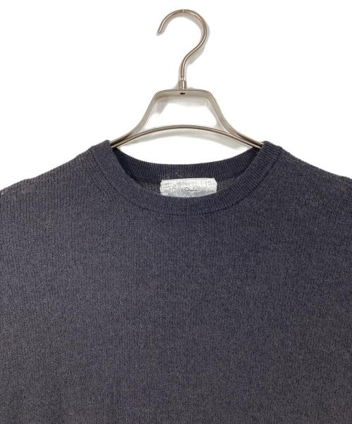 FOLL（フォル）FOLL (フォル) サマーウールセーター　ウールニット　薄手ニット　26SS グレー サイズ:2の古着・服飾アイテム