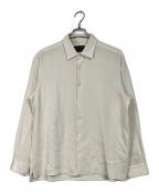 UNITED TOKYOユナイテッドトーキョー）の古着「COLD DRY PLEATS ロングスリーブシャツ　接触冷感」｜アイボリー