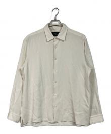 UNITED TOKYO（ユナイテッドトーキョー）の古着「COLD DRY PLEATS ロングスリーブシャツ　接触冷感」｜アイボリー