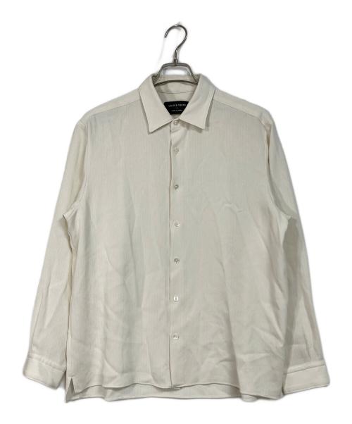 UNITED TOKYO（ユナイテッドトーキョー）UNITED TOKYO (ユナイテッドトーキョー) COLD DRY PLEATS ロングスリーブシャツ　接触冷感 アイボリー サイズ:1の古着・服飾アイテム
