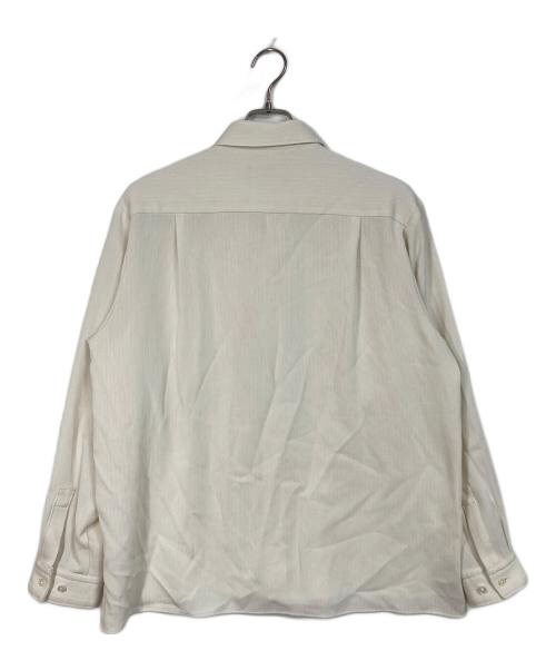UNITED TOKYO（ユナイテッドトーキョー）UNITED TOKYO (ユナイテッドトーキョー) COLD DRY PLEATS ロングスリーブシャツ　接触冷感 アイボリー サイズ:1の古着・服飾アイテム