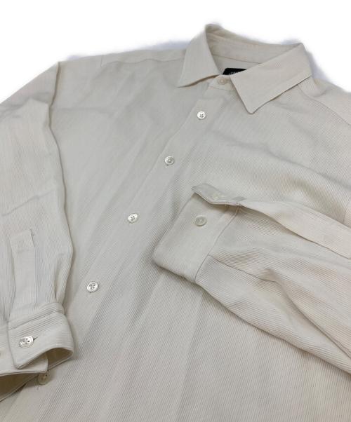 UNITED TOKYO（ユナイテッドトーキョー）UNITED TOKYO (ユナイテッドトーキョー) COLD DRY PLEATS ロングスリーブシャツ　接触冷感 アイボリー サイズ:1の古着・服飾アイテム