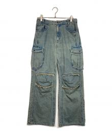 COYSEIO（コイセイオ）の古着「デニムカーゴパンツ」｜ブルー