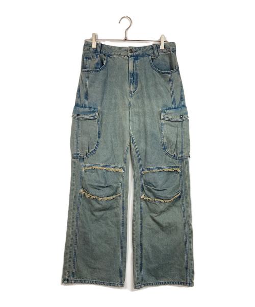 COYSEIO（コイセイオ）coyseio (コイセイオ) デニムカーゴパンツ ブルー サイズ:2の古着・服飾アイテム