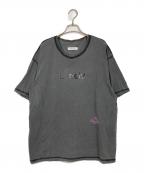 HELLBLAUヘルブラウ）の古着「lonely プリントTシャツ」｜グレー