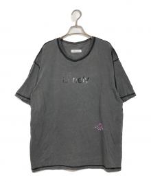 HELLBLAU（ヘルブラウ）の古着「lonely プリントTシャツ」｜グレー