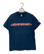 INDEPENDENTインディペンデント）の古着「【古着】アイアンクロス 90〜00's Ｔシャツ　９０年代　００年代　」｜ネイビー