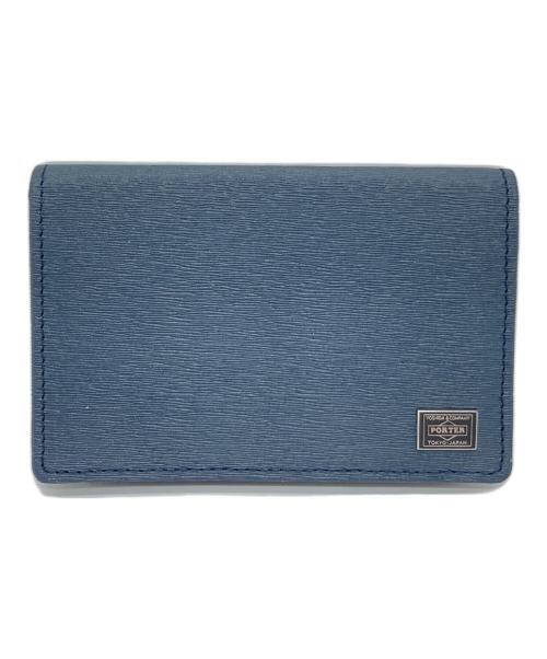 PORTER（ポーター）PORTER (ポーター) カレント カードケース ネイビー サイズ:実寸参照の古着・服飾アイテム