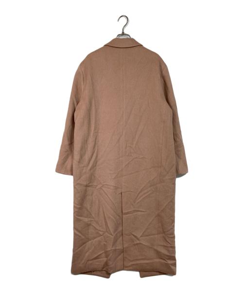 DES PRES（デ プレ）DES PRES (デ プレ) キッドモヘヤミニシャギー チェスターコート ピンク サイズ:FREEの古着・服飾アイテム