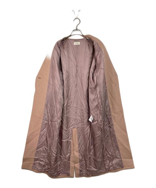 DES PRES（デ プレ）DES PRES (デ プレ) キッドモヘヤミニシャギー チェスターコート ピンク サイズ:FREEの古着・服飾アイテム